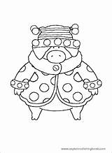 Piggly Wiggly sketch template
