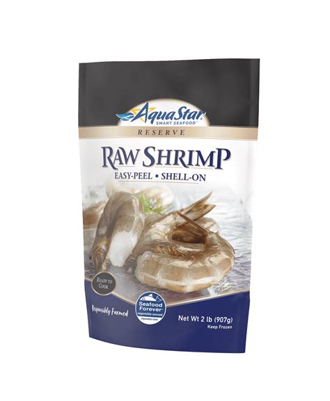 raw easy peel shrimp aqua star