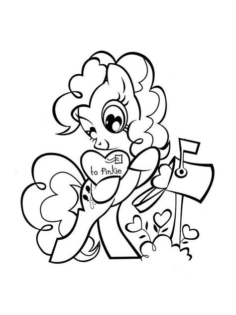 pinkie pie coloring pages  printable sketch coloring page