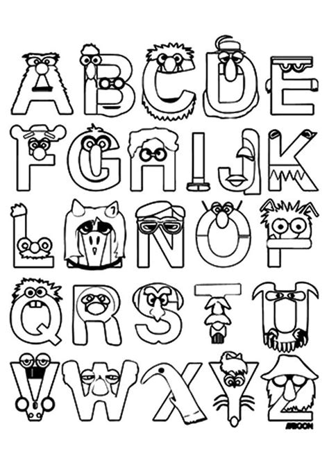 print coloring image momjunction letter  coloring pages alphabet