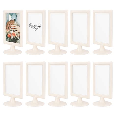 buy alben double sided standing picture frames    count
