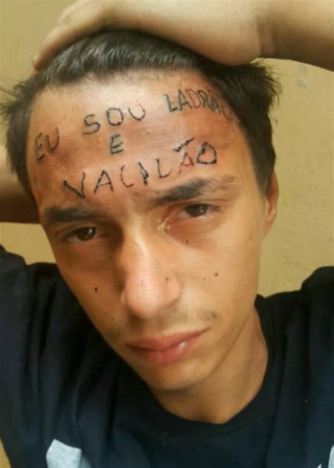 teenager with i am a thief tattoo across head arrested for stealing