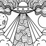 Coloring Trippy Pages Adult sketch template