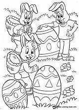 Coloring Easter Pages Pasen Kleurplaten Book Kids Printable Egg sketch template