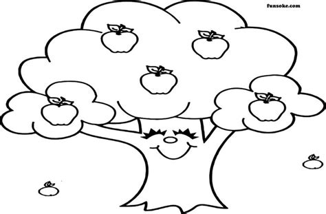 printable apple tree coloring pages tree coloring page apple