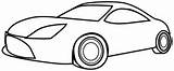 Car Coloring Pages Simple Colouring Auto Color Printable Getcolorings Print sketch template