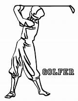 Coloring Golf Pages Onlinecoloringpages Printable sketch template