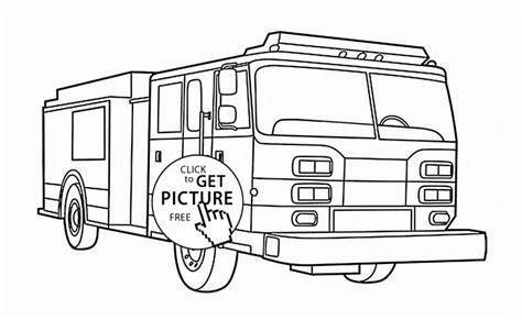 rescue fire engine coloring page  kids transportation coloring