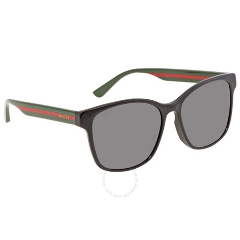 gucci grey rectangular unisex sunglasses gg0417sk 001 56 fado vn