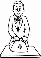 Coloring Pages Pediatrician Getcolorings sketch template