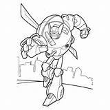 Bots Rescue Blades Transformer Kleurplaat sketch template