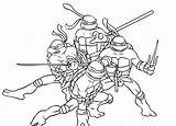Donatello Turtles sketch template