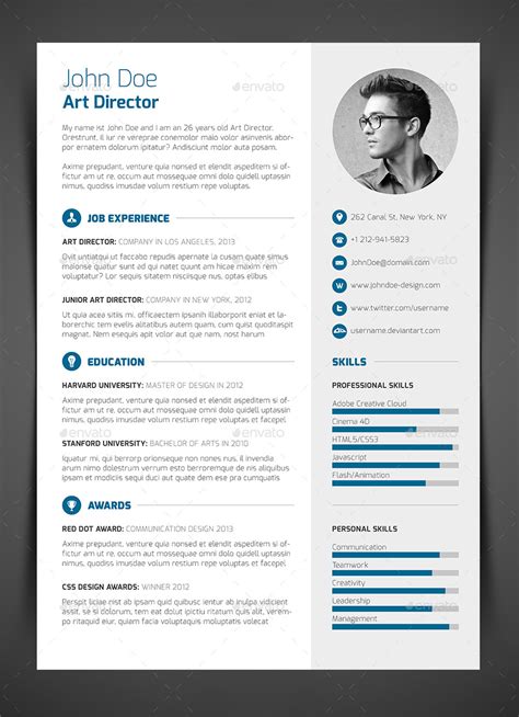3 piece resume cv cover letter by bullero graphicriver