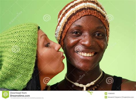 white woman kiss black man stock image image of beautiful