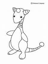 Pokemon Electric Coloring Pages Getcolorings Ampharos Wings Color sketch template