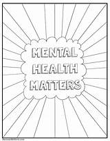 Coloring Sheets Mental Health Matters Sheet Creativity Peace Find sketch template