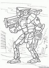 Coloring Pages Space Marines Robot Army War Futuristic Boys Wars Future Trending Days Last Costume sketch template