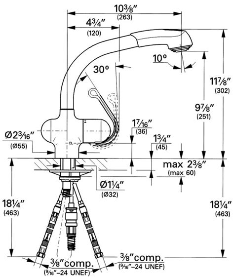 order replacement parts  grohe  ladylux  pull  spray single handle kitchen