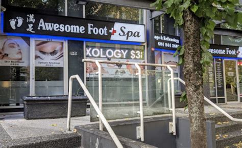 awesome foot spa updated    seymour street vancouver