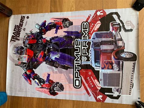 Large Size Transformer Optimus Prime Poster Toys And Games