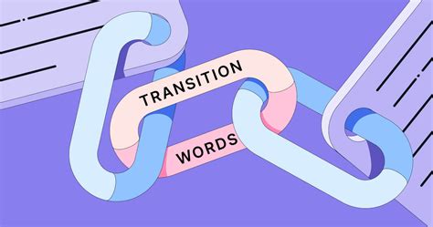 words  transitions linking words