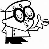 Dexter Laboratory Coloring Pages Cartoons Drawing Drawings sketch template