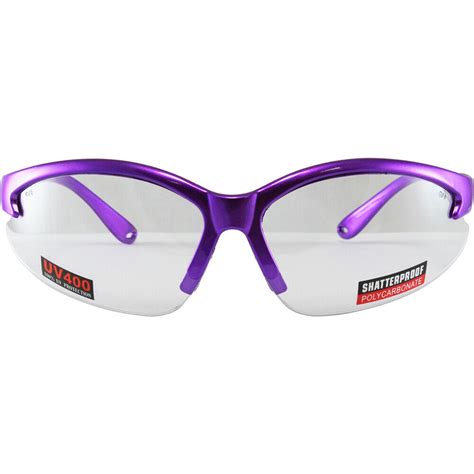 Birdz Flamingo Women S Purple Safety Glasses Clear Lens 810063323080 Ebay