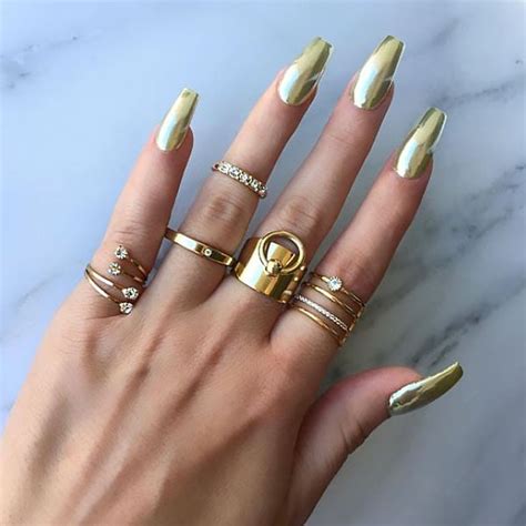 cool chrome nail designs ideas    trend spotter