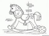 Cavalo Pau Circo sketch template