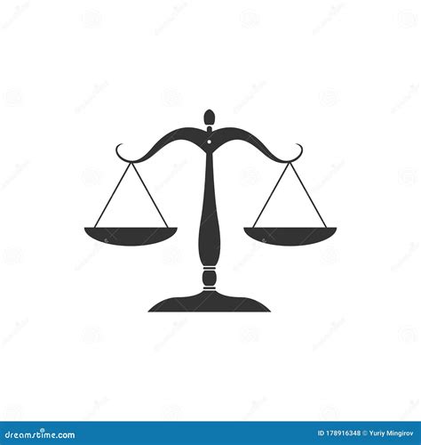 scales  justice icon isolated court  law symbol balance scale