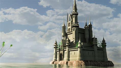 fantasy castle  cgtrader