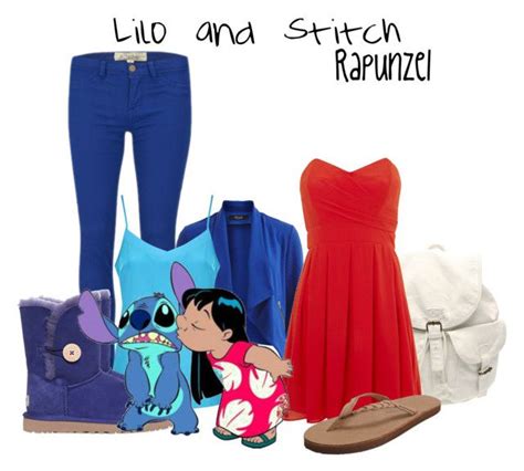 lilo and stitch~rapunzel disney inspired outfits lilo and stitch