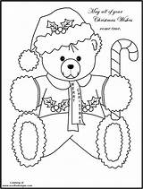 Coloring Bear Christmas Pages Printable Teddy Cane Candy Ages Adults Fun Drawing Rocks Color Pyrography Patterns Print Getdrawings Getcolorings Colouring sketch template