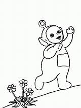 Teletubbies Pages Coloring Po Dipsy Getcolorings Getdrawings sketch template