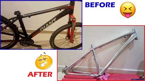 polishing  project mtb frame youtube