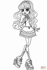 Coloring Twyla Pages Monster High Printable Drawing Lineart Categories sketch template