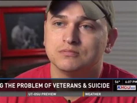 Marine Pleads For Action On Veterans And Suicide