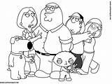 Coloring Pages Griffin Peter Guy Family Comments sketch template