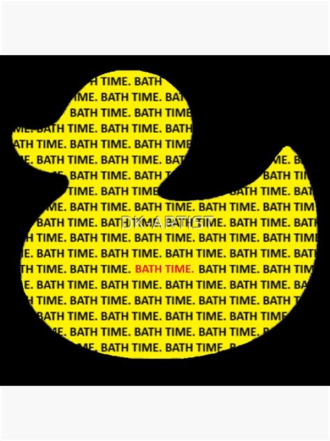 Bath Time Fun Art~design Poster By Dk Artist Redbubble