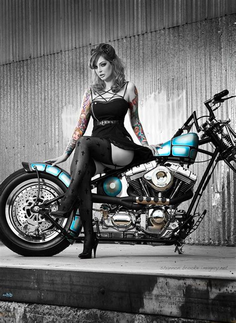 2016 ☞ hot rod and the beautiful pin up girl ☆ vanessa lake black and white with hues
