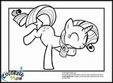 Pony Coloring Pages Little Rarity Jumping Mlp Colouring Poni Color Fluttershy Luna Värityskuva Dash Rainbow Equestria Girls sketch template
