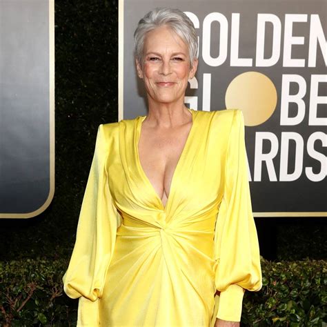 jamie lee curtis reflects on that cleavage baring gown they are back