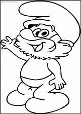Smurf Drawing Clipartmag Wecoloringpage Villagers sketch template