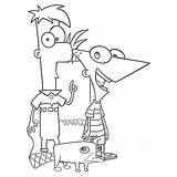 Phineas Ferb Doofenshmirtz Platypus Gnome Undercover Kidsplaycolor sketch template