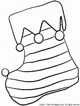 Stocking Christmas Coloring Pages Printable Kids Print Colouring Template Stockings Sheets Xmas Stencils Colour Printables Tree Kiddies Coluring Getcoloringpages Templates sketch template