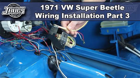 jbugs  vw super beetle wiring series part  youtube