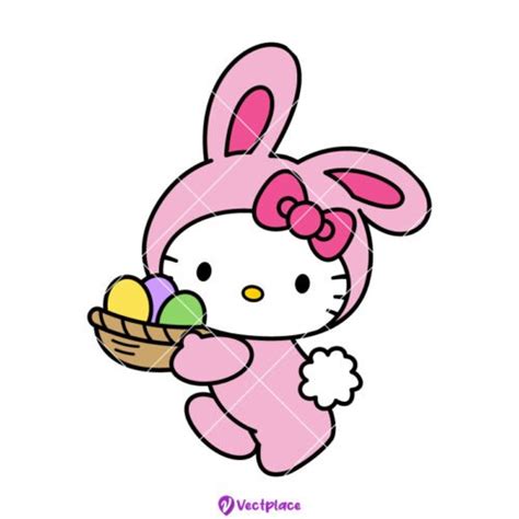 kitty easter bunny svg vectplace