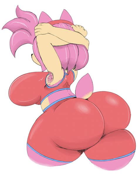 rule 34 1girls alternate breast size alternate outfit amy rose anthro
