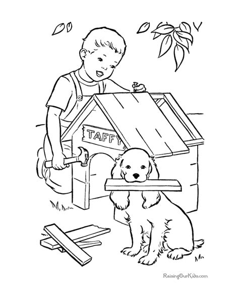 coloring pages  dogs  puppies