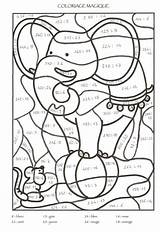 Magique Addition Ce1 Cm1 Multiplication Ce2 Coloriages Soustraction Magiques Reine Neiges Coloriage204 Jecolorie Elephant Exclusif Greatestcoloringbook sketch template